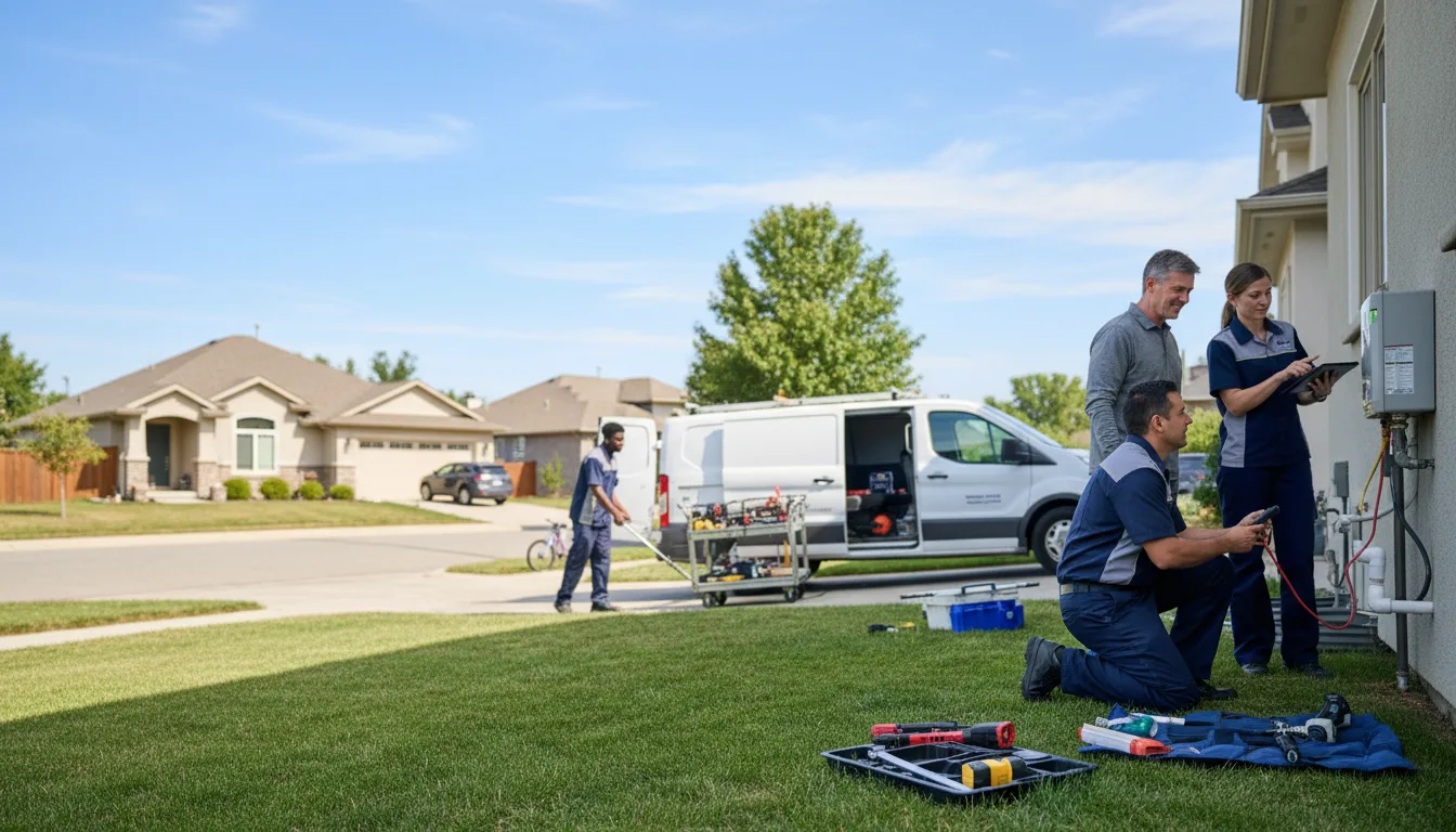 Tankless water heater service in Alexandria, SD